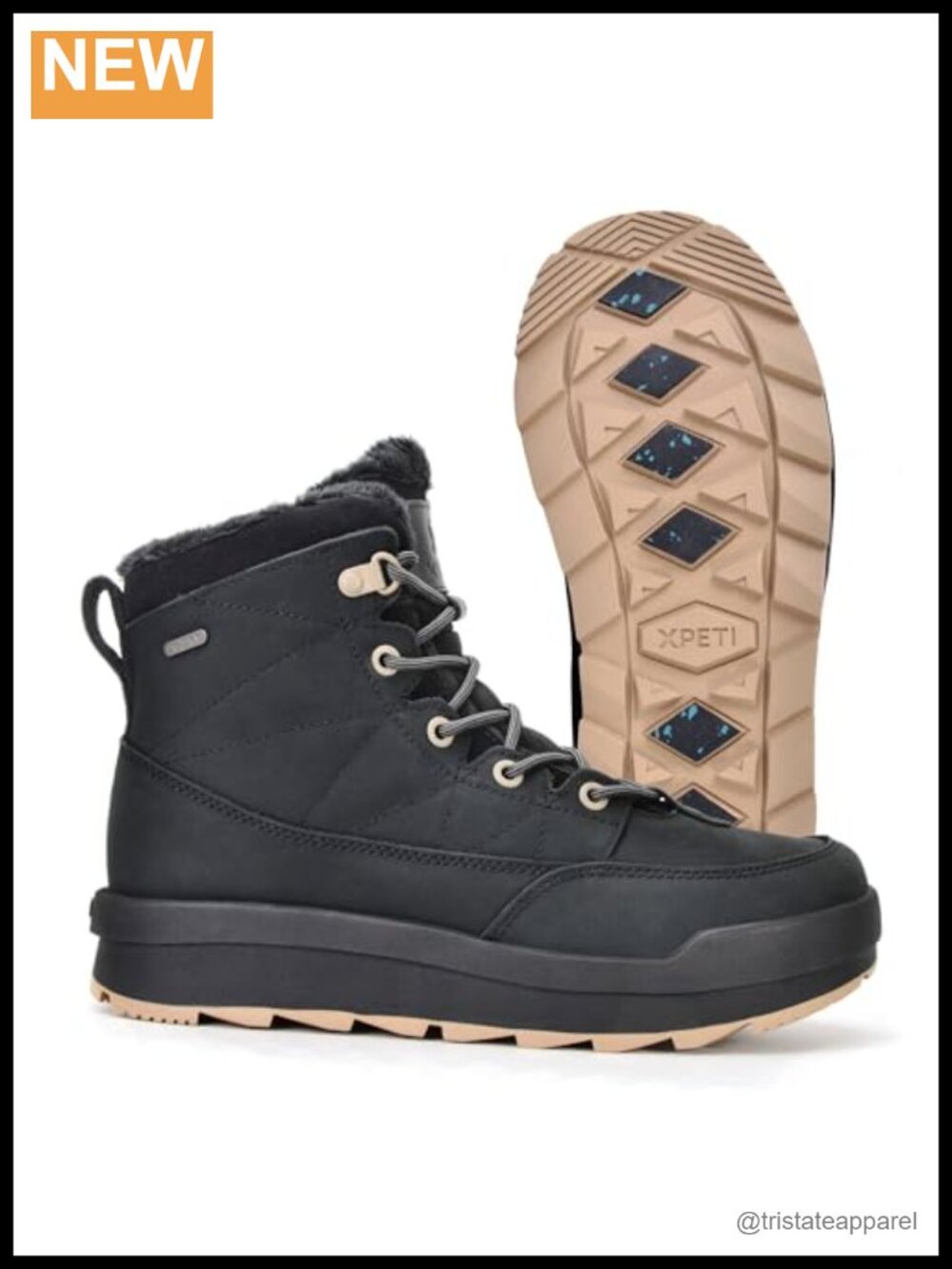 Waterproof Insulated Winter Ankle Boots for Women with Ice-Grip Traction